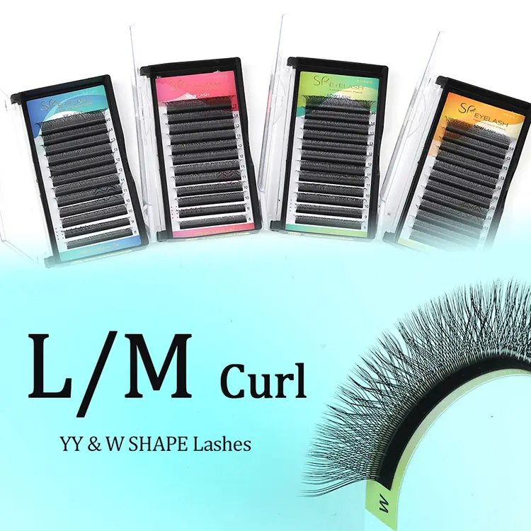 L curl w lash extensie